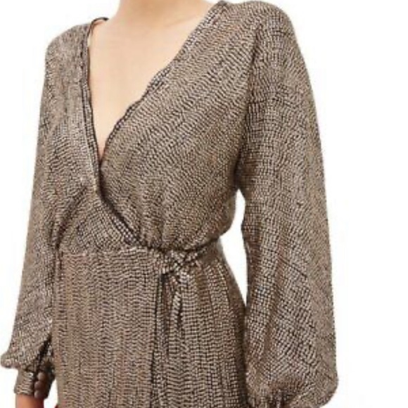 Maria Lucia Hohan sequin wrap dress. - Picture 3 of 7